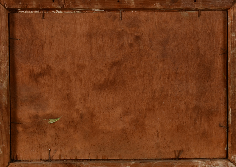 Ernest Faut — Back of the painting