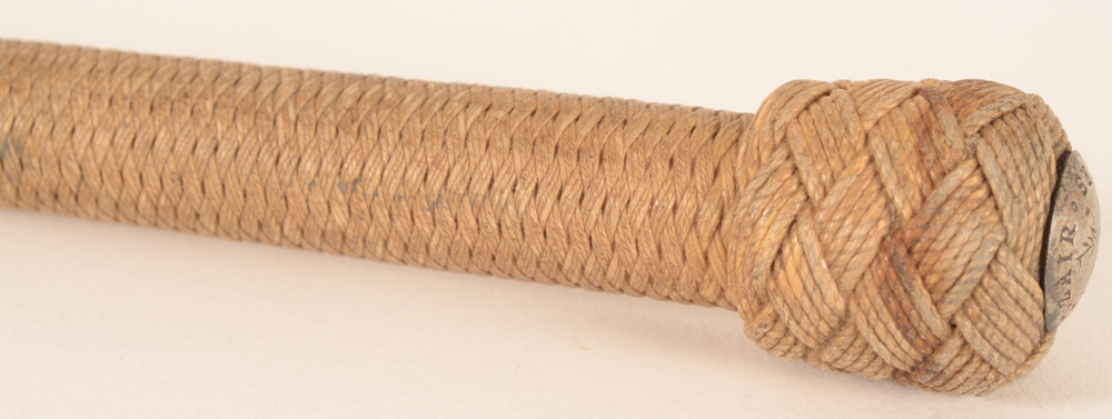 G. & J. Zaïr whip — Horsewhip (detail end)