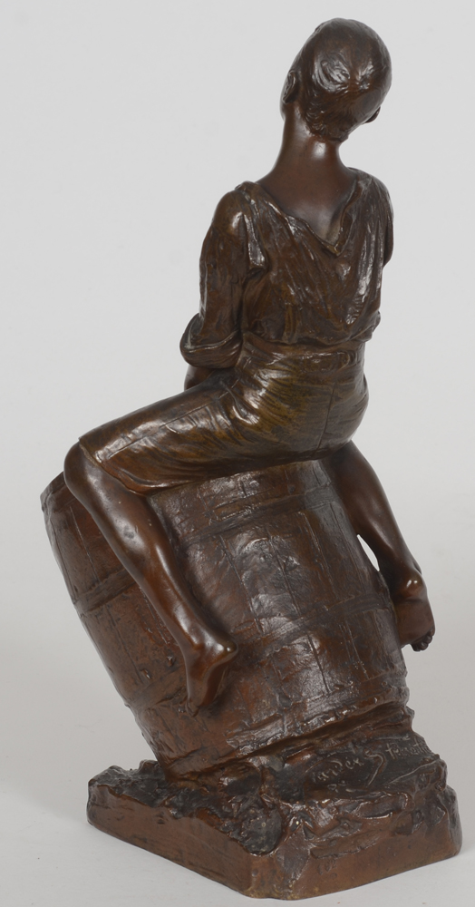 Georges Van der Straeten bronze — Back left profile<br>???????<br>