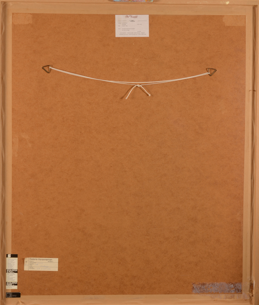 Emile Gilioli — Back of the frame