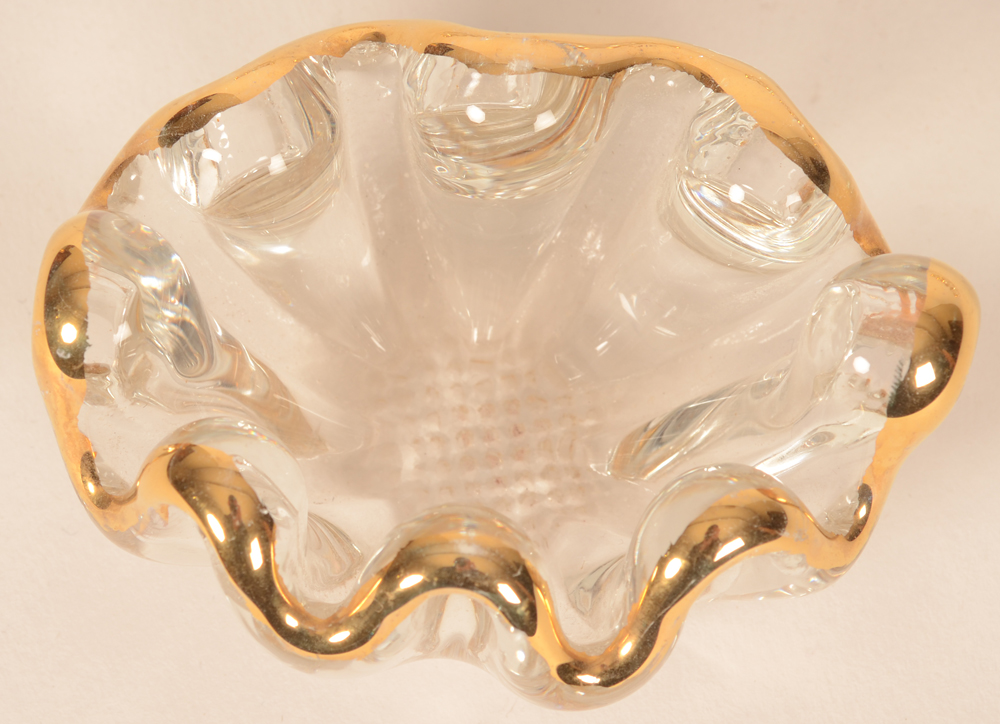 Glass salt cellars — Inside of the salt