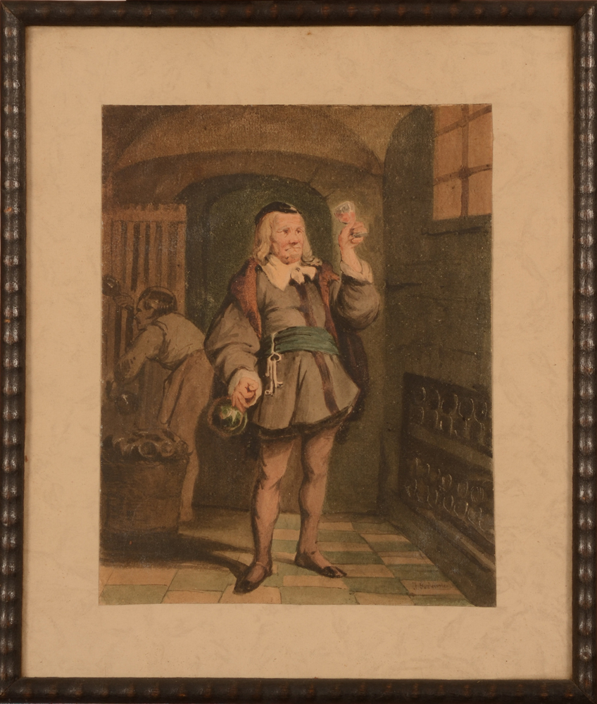 Jean Julien Godenne — The watercolour in its frame