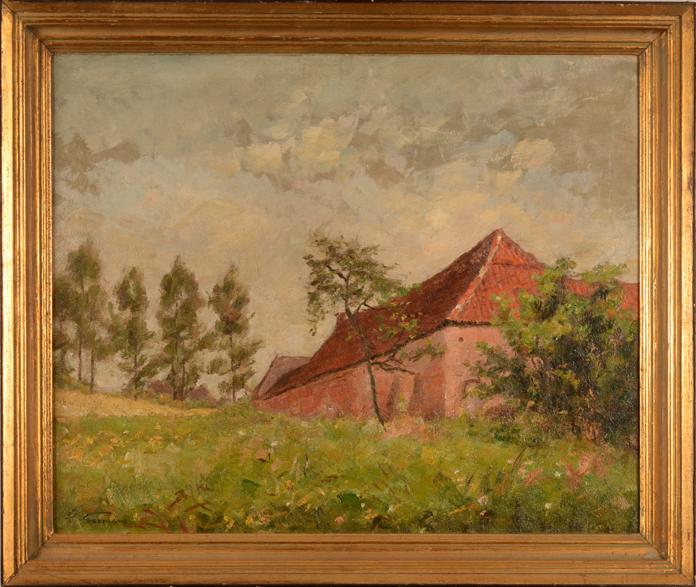 Gustave Goemans — The painting in its modern frame