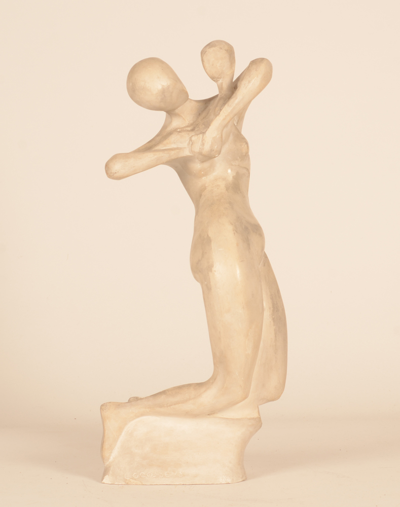 Luc Goossens Mother and Child — Profile view