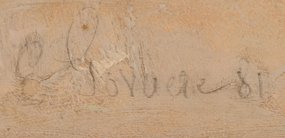 Edouard Govaere — Signature and and date bottom lefft