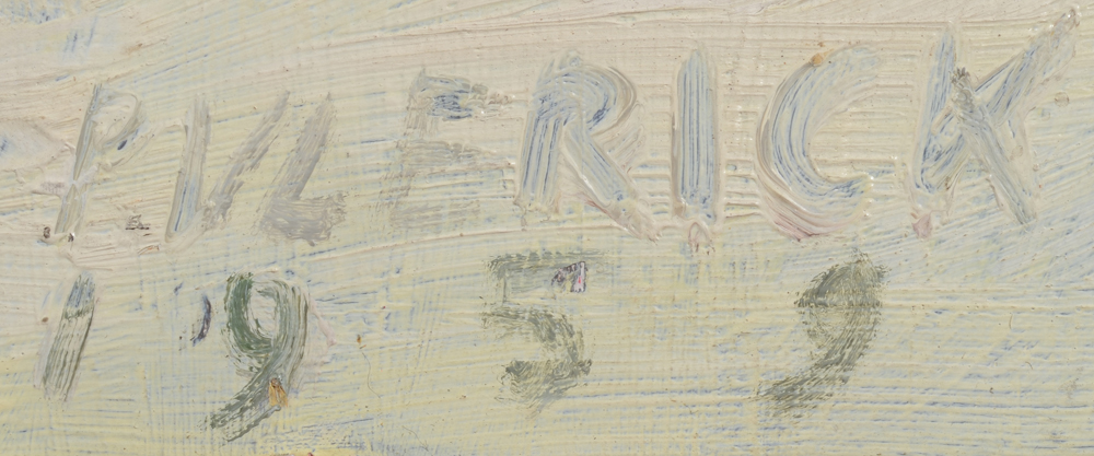 Pierre Vlerick — Signature of the artist and date, bottom right