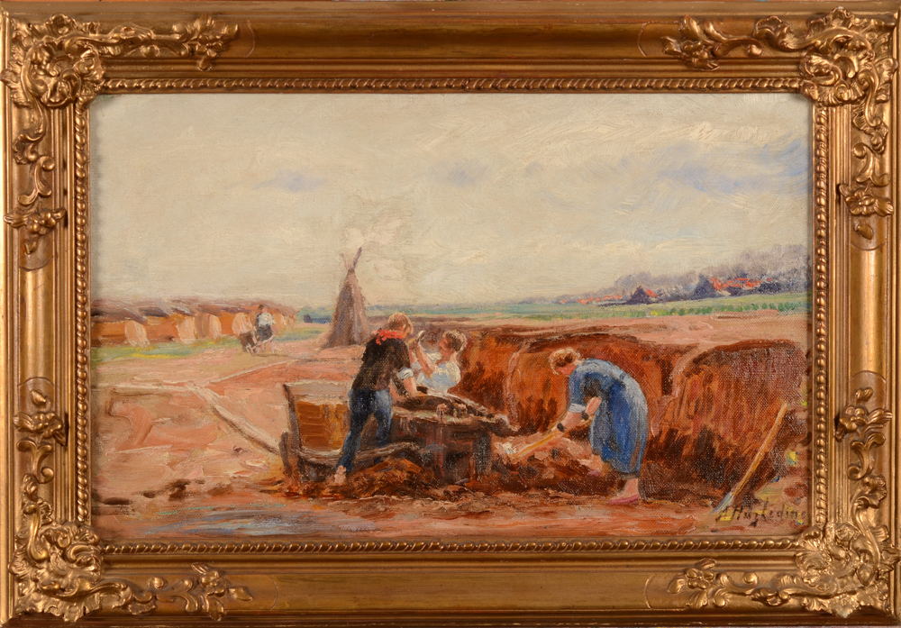 Alfred Hazledine — The painting in its frame