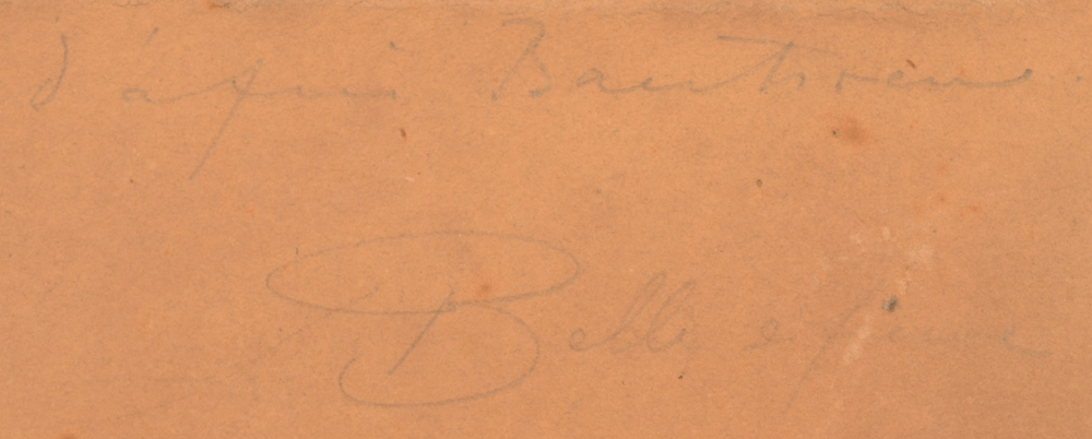 Armand Heins  — Mention 'd'après Baertsoen' and 'belle épreuve', inpencil by the artist, bottom right