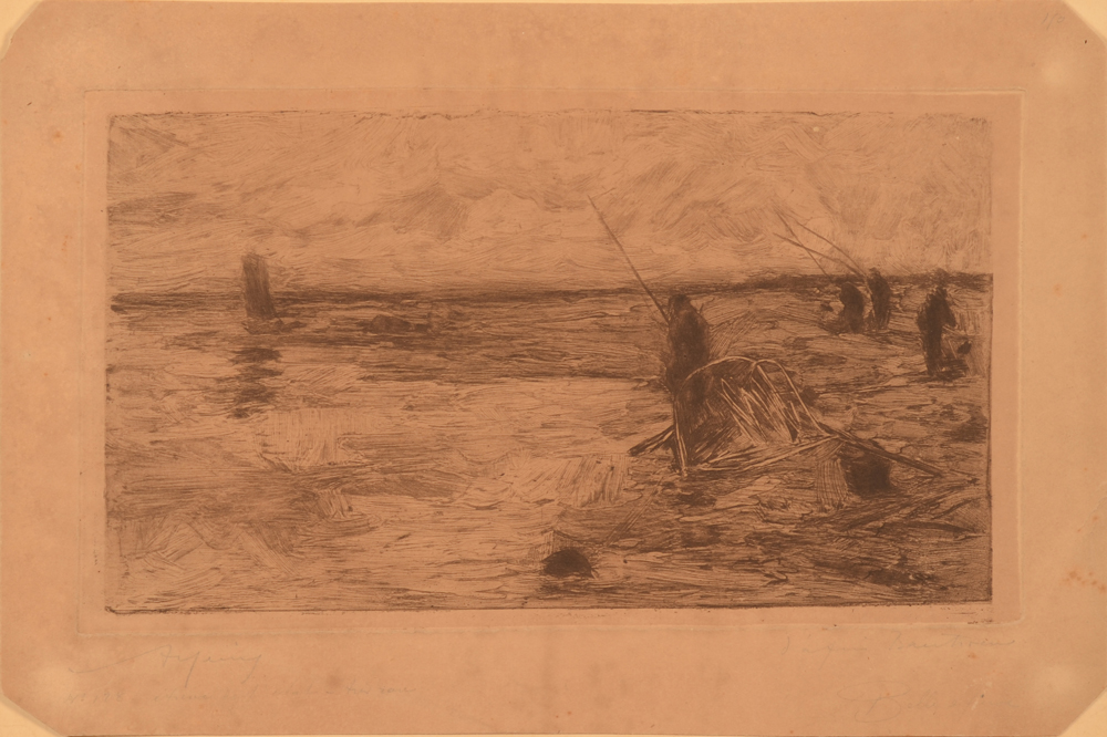 Armand Heins  — The etching with its margins