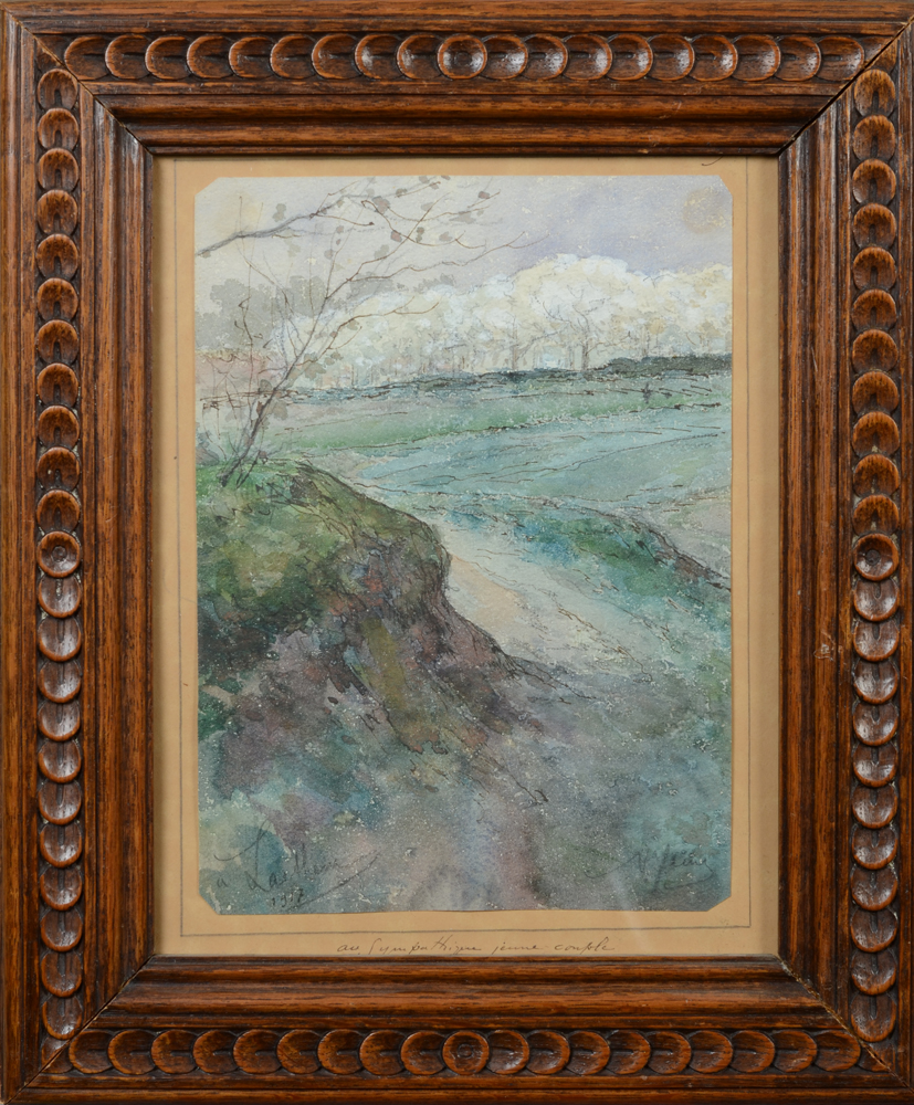 Armand Heins — A view of St-Martens-Latem in 1917.