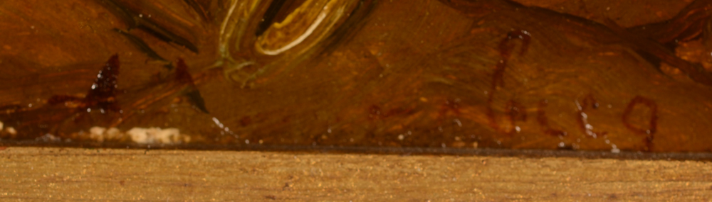 André Hennebicq — Signature of the artist, bottom right