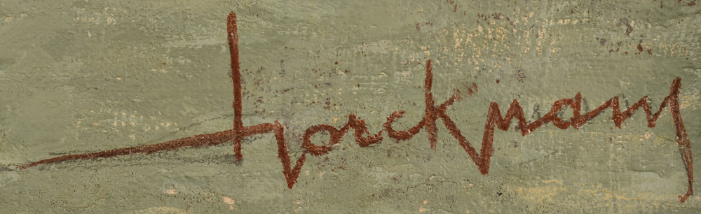 Hendrik Horckmans — Signature of the artist, bottom right