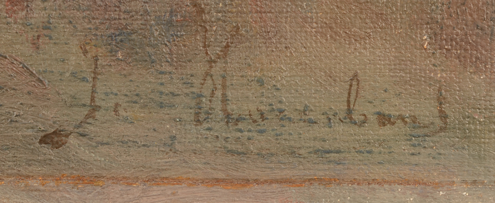 Joseph Horenbant — Signature of the artist, bottom right