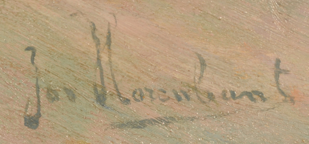 Joseph Horenbant Sheep Herder — Signature