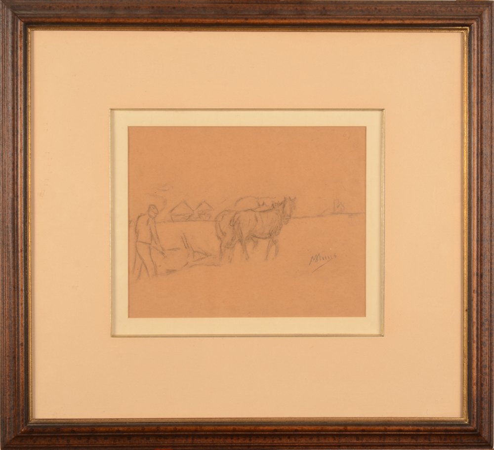 Modest Huys — the drawing in its frame