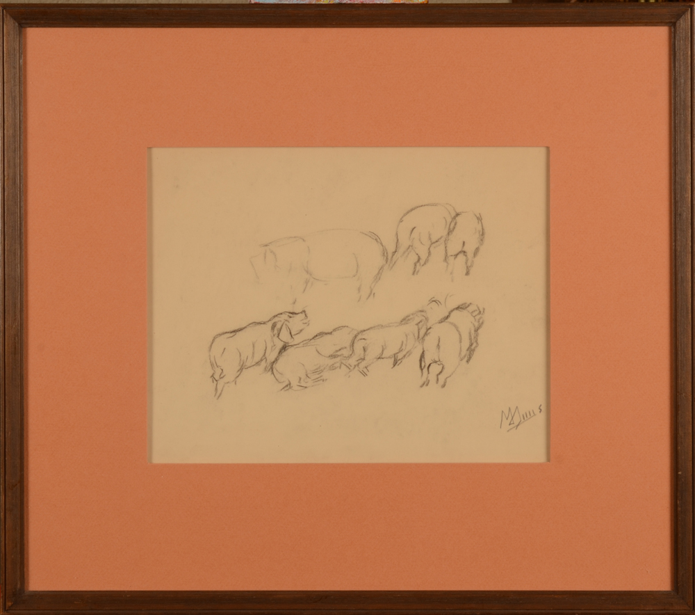 Modest Huys — The drawing in its frame