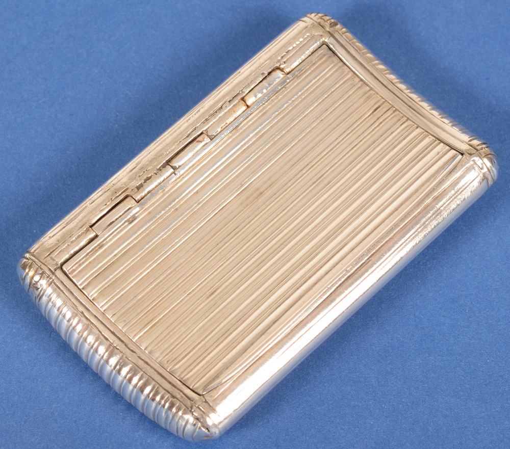 Huysman D'Herdt — Boite a priser en argent , Gand, 1815-1831.