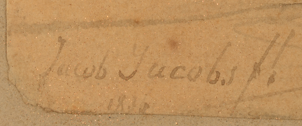 Jacob Jacobs — Signature of the artist and indistinct date, bottom left
