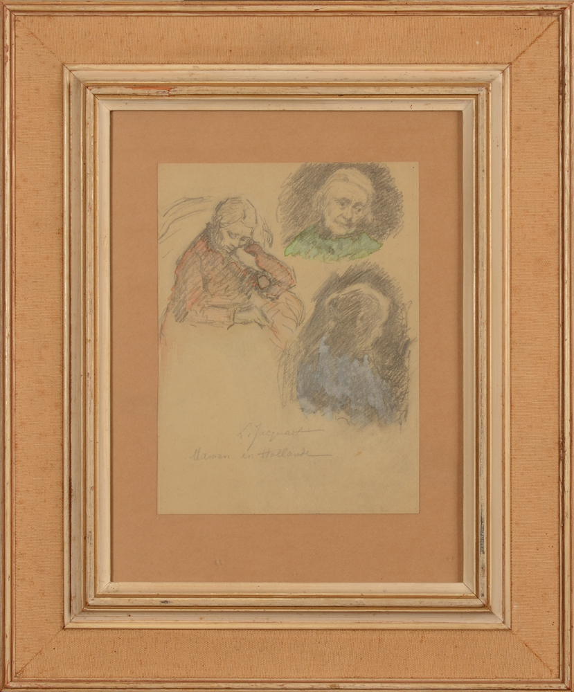 Lucie Jacquart — the drawing in its frame