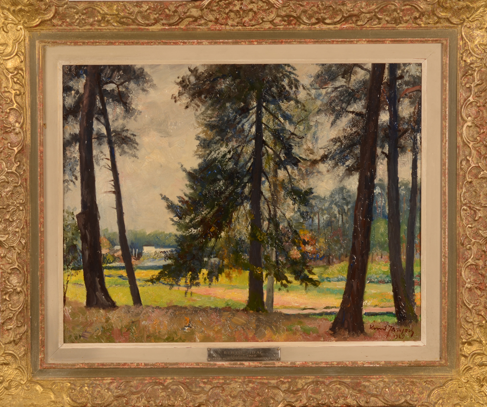 Knut Janson — The painting in its frame