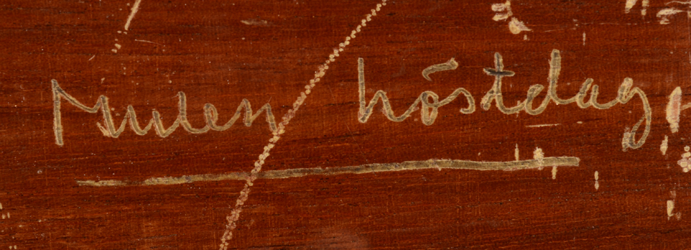 Knut Janson — title by the artist, written at the back