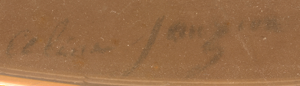 Aline Jauzion — Indistinct signature of the artist to the right