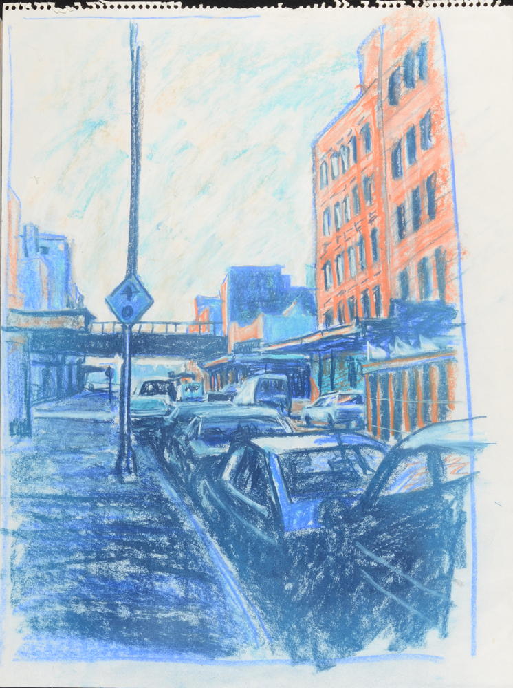 Thomas O. Muschner — Dessin original des années '90, non signé