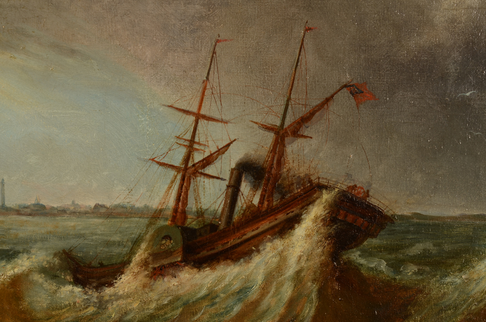 Louis Jotthier — Detail of the steamer
