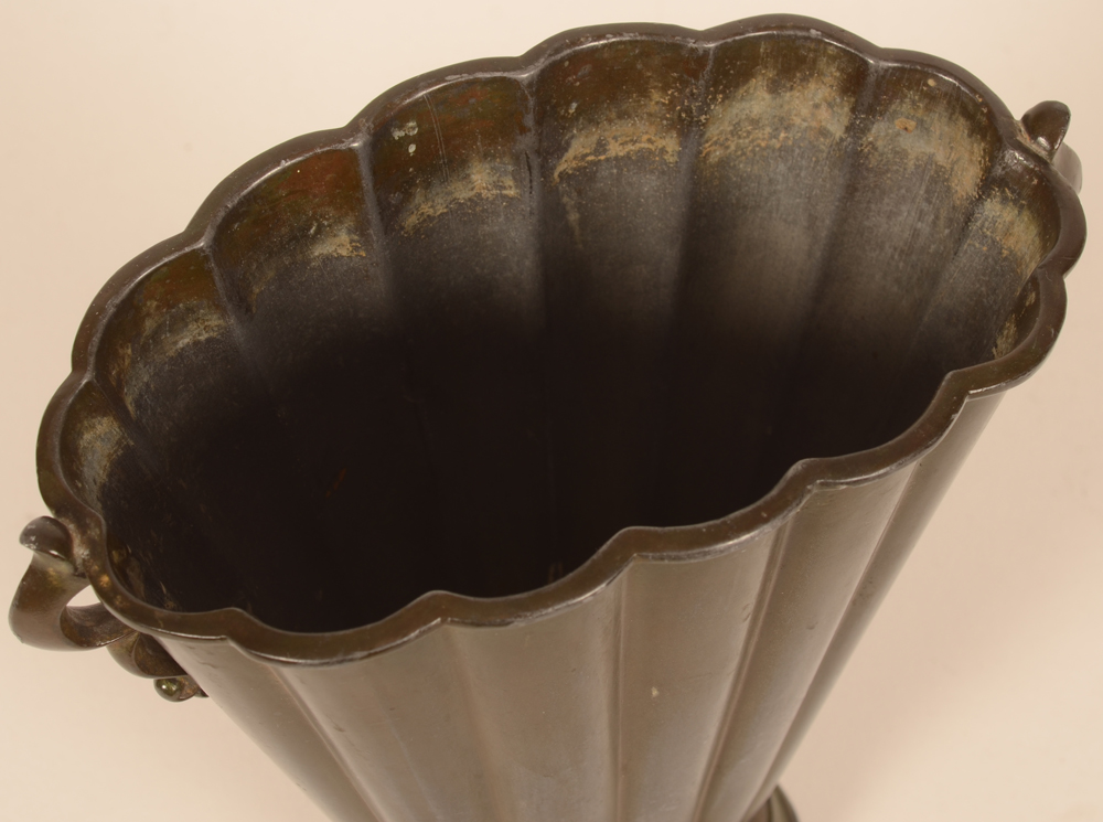 Just Andersen — the inside of the vase, showing traces of use