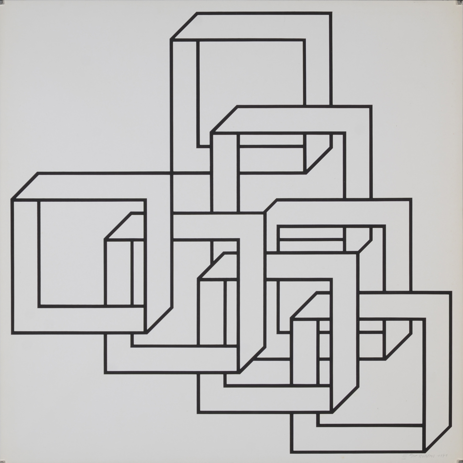 Albert Rubens — Sériegraphie originale de 1971, signée et justifée par l'artiste