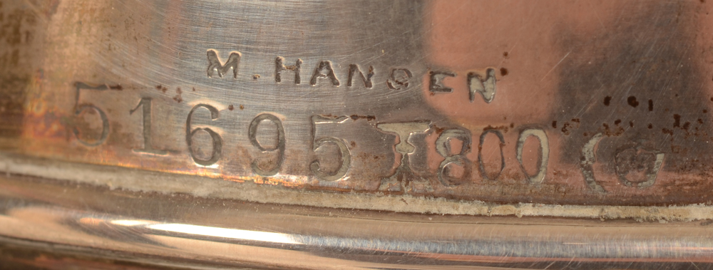 Koch & Bergfeld — Marks on the side of the silver