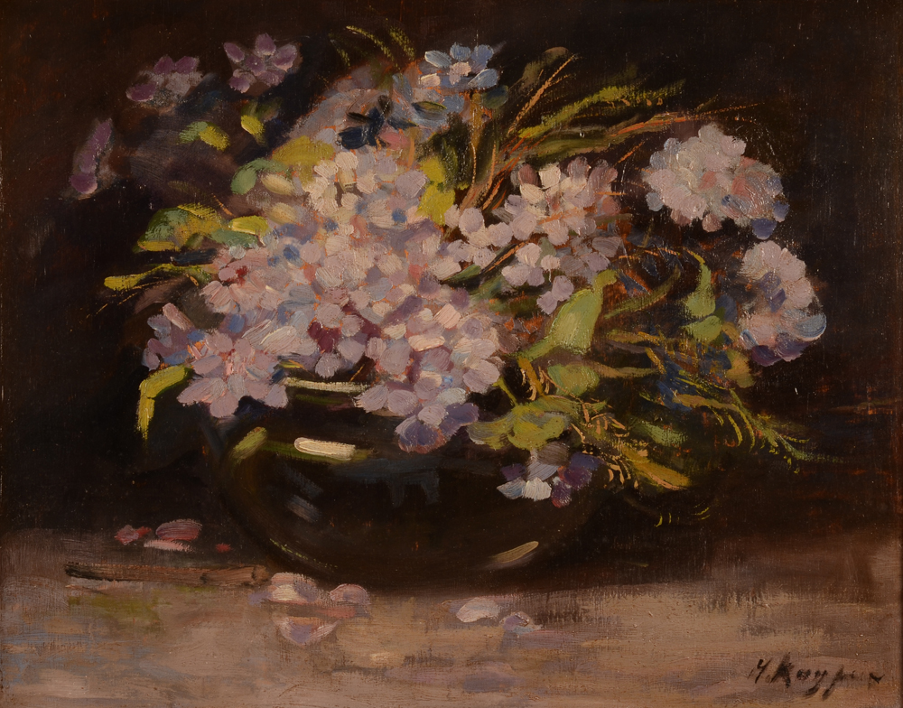 Kuypen M. Hydrangea — Oil on board