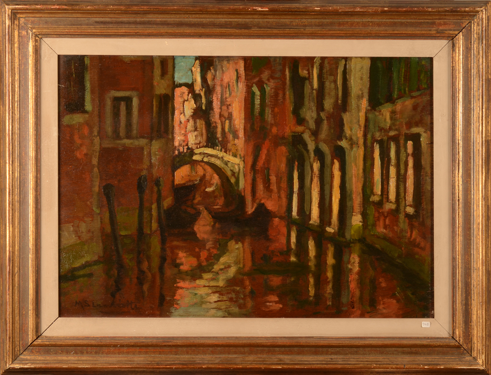 Maria Lambiotte — the painting in its frame