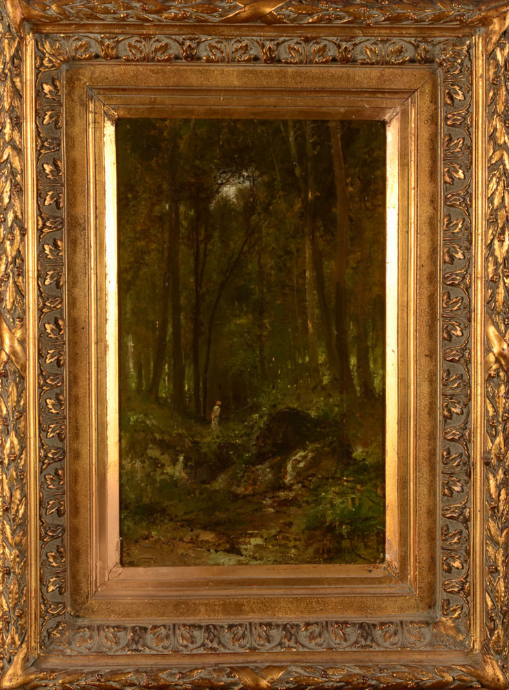 Henri Langerock — the painting in its frame
