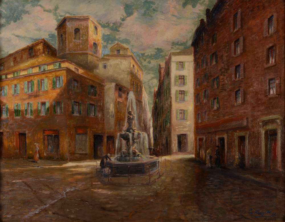 Hippolyte Le Roy — The painting without its frame&nbsp;