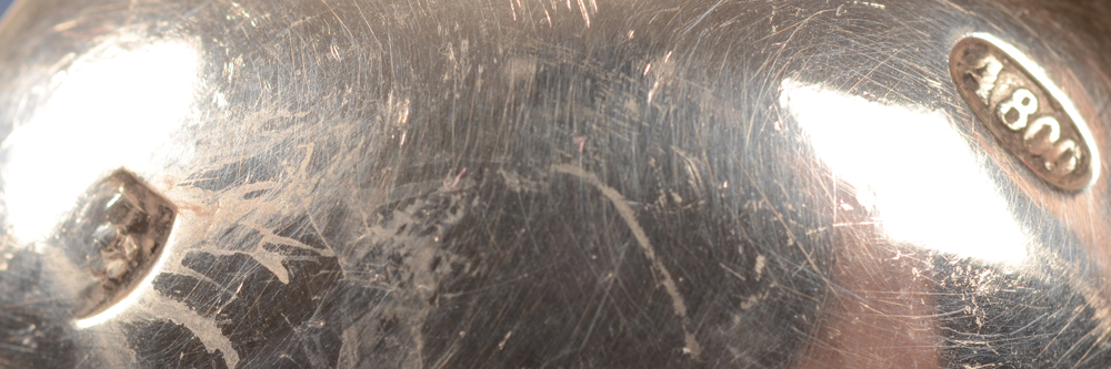 Lemaire et De Vernisy — Makers mark and alloy mark on the top end