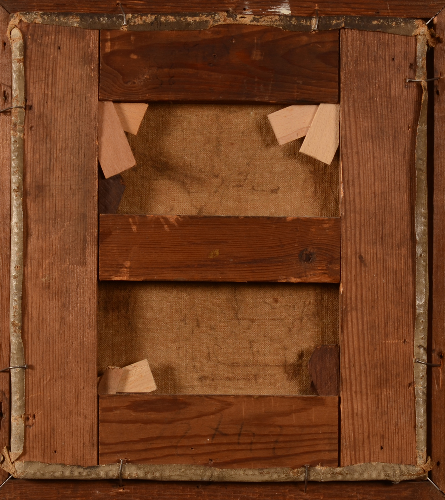 J. Lemaire — Back of the canvas