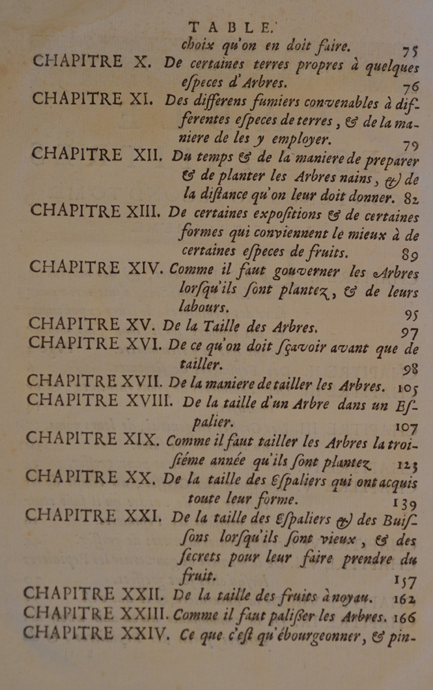 Louis Liger — Table of contents, page 2<br>