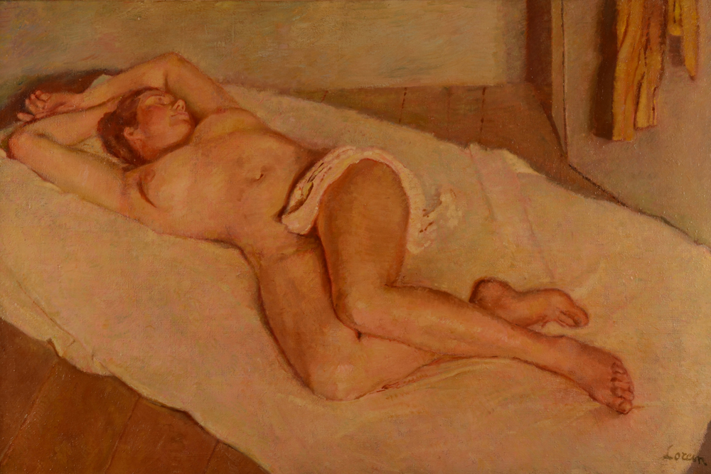 Victor Lorein — Grand nu, signée et datée, un des oeuvres majeures de l'artiste