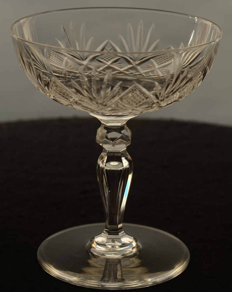 Lydia Champagne Coupe — Val St-Lambert Lydia&nbsp;Champagne Coupe kristal<br>