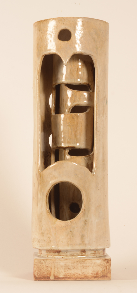 Bart Marechal — Intéressante et rare sculpture en ceramique, signée