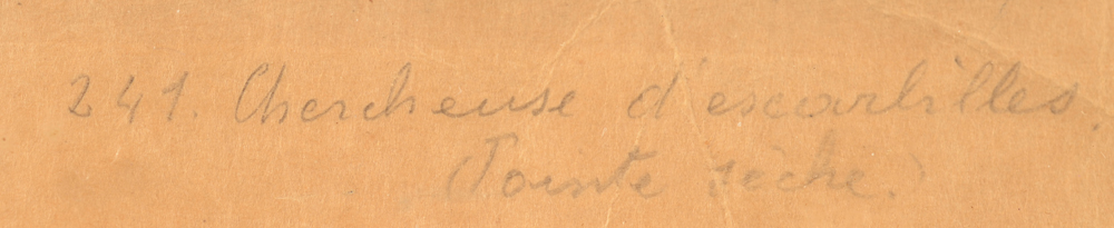 Francois Marechal — Title of the etching, bottom right