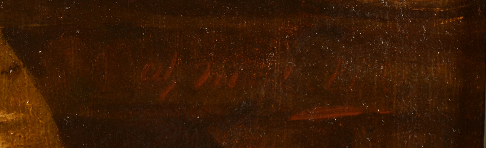 Alexandre Markelbach — Signature of the artist, middle right