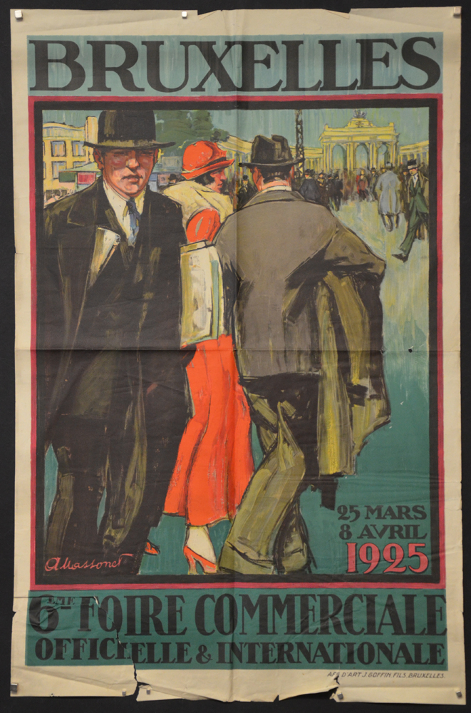 Armand Massonet  — Affiche originale, à restaurer