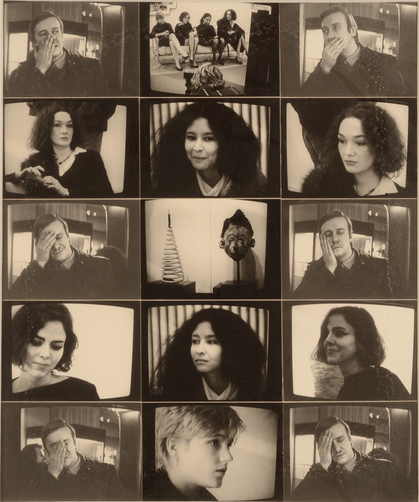 Danny Matthys — Detail of the work, composed of 15 photographs of video stills