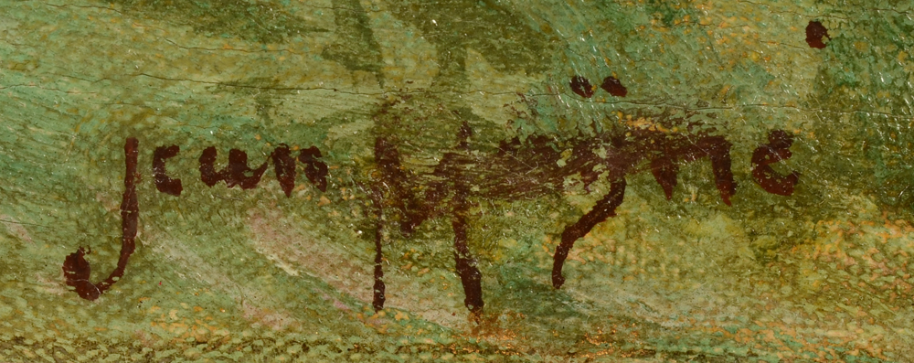 Jean Mayne — Signature of the artist, bottom right