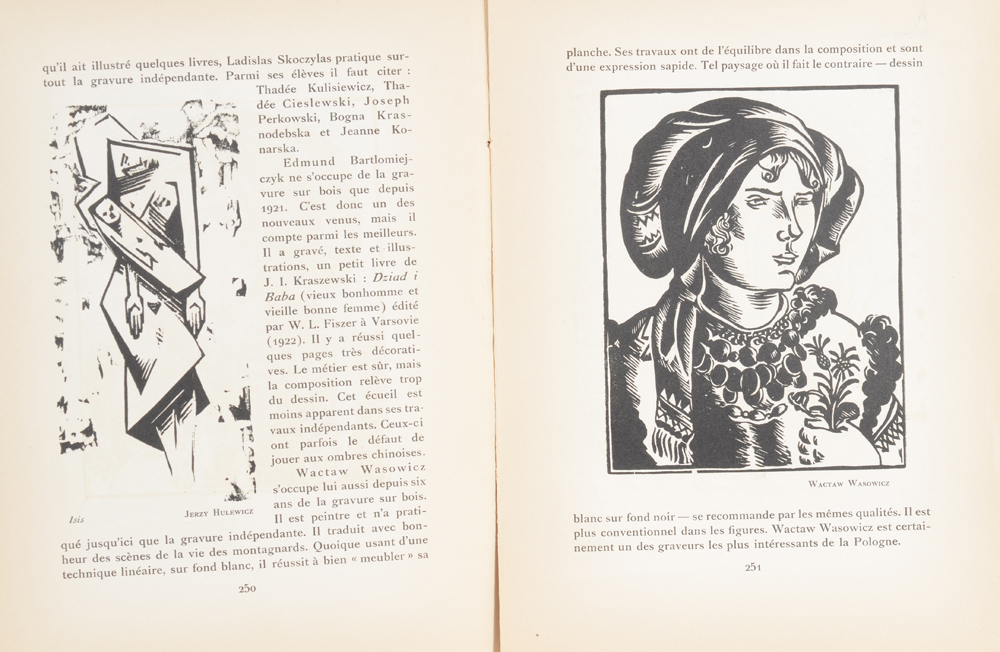 Roger Avermaete La Gravure sur Bois Moderne de l'Occident — sample page Poland