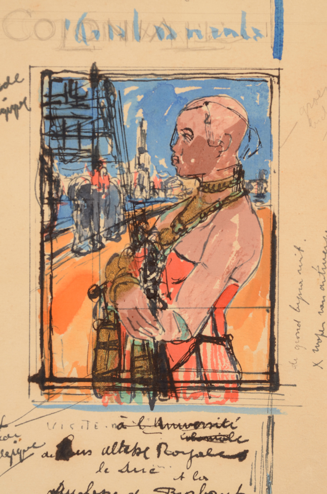 John Michaux attributed  — Detail of one illustration