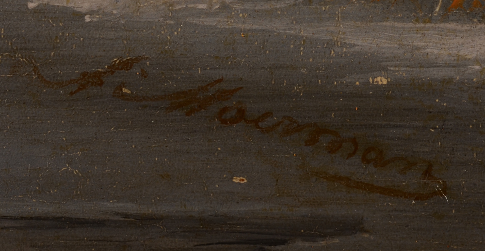 Albert Moerman — Signature of the artist, bottom right