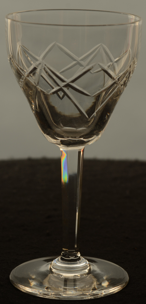 Val Saint-Lambert Montana 129 taille 2 — Val St-Lambert Montana taille 2 glas kristal